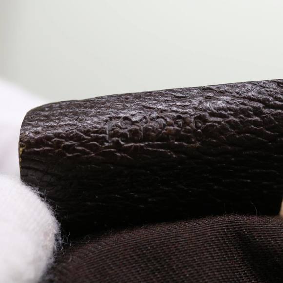 GUCCI GG Canvas Web Sherry Line Hand Bag Beige Red Green 131228 Auth 69952 - Picture 12 of 16